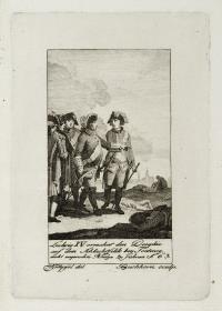 Die Ermahnung Ludwig XV. aus : Historisch-genealogischer Kalender auf das Jahr 1794