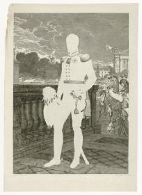Friedrich Wilhelm III. auf der Place de la Concorde