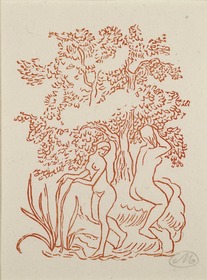 Zwei Nymphen im Wald