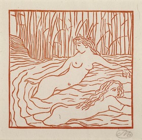 Galatea im Wasser