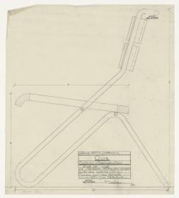 Stahlrohrstuhl, Modell 023a (Möbelentwürfe, Stahlrohrmöbel)