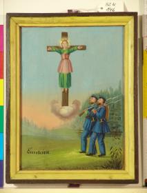 Exvoto 1866. [Hl. Kümmernis]