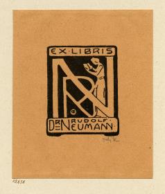 Exlibris Dr. Rudolf Neumann