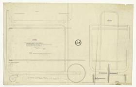 Teewagen, Modell 018  (Möbelentwürfe, Stahlrohrmöbel)