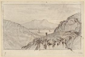 Berglandschaft mit See