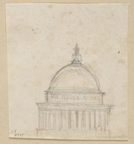 Potsdam. Nikolaikirche. Entwurf zur Kuppel und zum Tambour