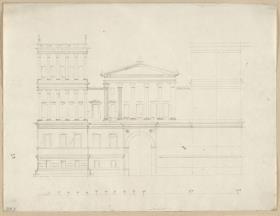 Berlin, Unter den Linden. Palais Prinz Wilhelm. Vorderansicht
