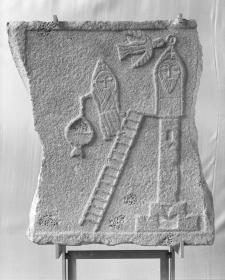 Reliefplatte mit dem Heiligen Symeon