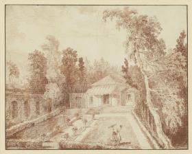 Pavillon in einem Park