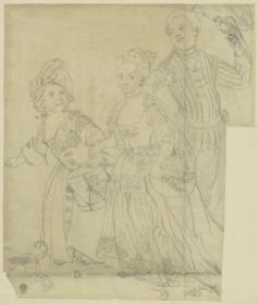 Friedrich und seine Schwester Prinzessin Wilhelmine als Kinder