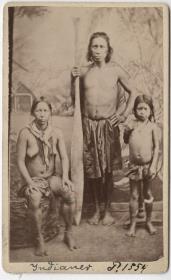 Indianerfamilie aus Surinam