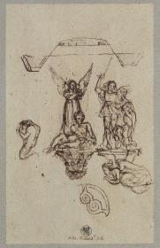 Denkmal für den Freiheitskrieg. Domdenkmal. Krieger und Genien