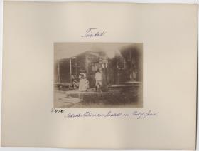 Indische Kulis in einer Vorstadt von Port of Spain