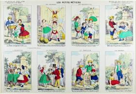 Les Petites Métiers. La Feuille Populaire. Œuvres des Meilleurs Artistes.