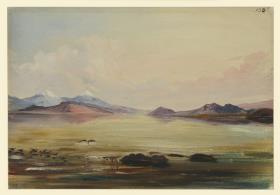 Die Lagune von Texcoco
