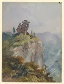 Berglandschaft bei Anguangueo, Felsen des Zopilote