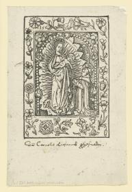 Maria im Rosenkranz mit dem Hl. Bernard
