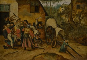 Schlägerei auf dem Lande