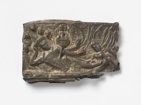 Vishnu, auf der Weltenschlange ruhend