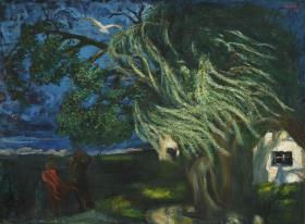 Sturm auf Hiddensee
Verso: Landschaft