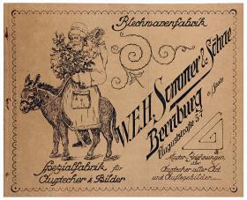 W.E.H. Sommer & Söhne Blechwarenfabrik, Spezialfabrik für Ausstecher & Bilder.