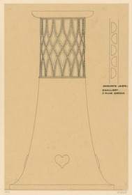 Vase, Aufriss unsd Detail