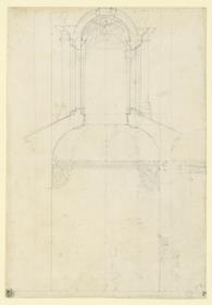 Kapelle mit Kuppeldecke, Querschnitt