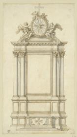 Altar-Entwurf für S. Maria delle Vergine Rom