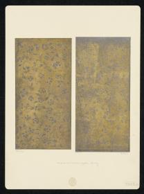 Brokatpapier (mittelgroße, lockere Ranken mit Blüten)