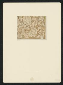 Brokatpapier (Ranken mit großen Blüten)