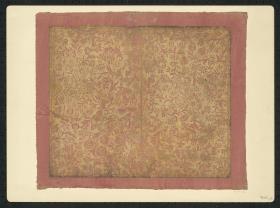 Brokatpapier (simple Ranken mit Blüten und Früchten)