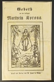 Gebeth zu der heiligen Martyrin Korona.