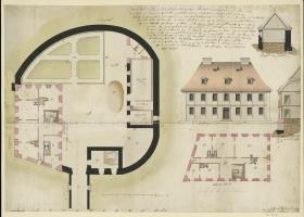 Entwurf für das Amthaus in Maineck