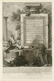 Beschrifteter Sockel aus dem Kapitolinischen Museum
"Uno delli due Dadi fatti a guisa di Piedestallo in tutto simili, i quali esistono nel Museo Capitolino"