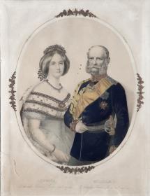 Augusta. Deutsche Kaiserin und Königin von Preußen. Wilhelm I. Deutscher Kaiser und König von Preußen