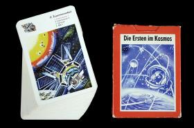 Die Ersten im Kosmos", Ein Quartettspiel über die sowjetische Weltraumforschung.