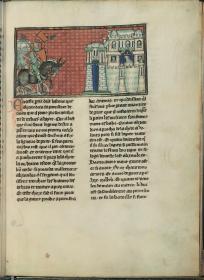 Alexander-Roman. Wie sich Alexander König Darius' Stadt nähert
