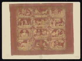 Brokatpapier (Blatt mit 12 Bildern)
