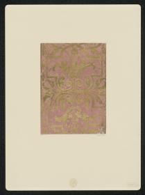 Brokatpapier (großes Bandwerkornament)