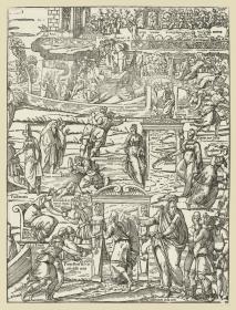 Tabula Cebetis (bestehend aus drei Holzschnitten, mittlerer Teil)