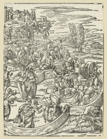 Tabula Cebetis (bestehend aus drei Holzschnitten, rechter Teil)