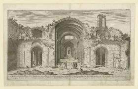 Terme di Diocleziano / Diokletionsthermen (Blatt 30 der Serie I Vestigi Dell'Antichità Di Roma: Raccolti Et Ritratti In Perspettiva Con Ogni Diligentia)