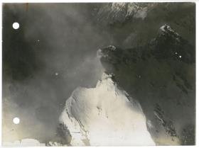 Luftaufnahme der Alpen, fotografiert während der Arbeit am Film "Flieger"