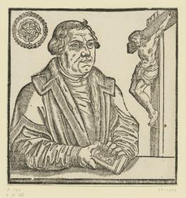 Bildnis des Martin Luther mit Kruzifix