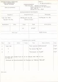 UNESCO Collection / Music Anthology of the Orient - Viet Nam 11 / Disque BM 30 L 2023