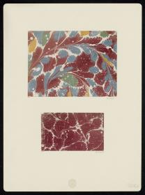Buntpapier (Kammmarmor)
