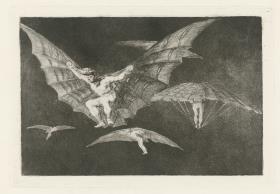 Modo de volar / Eine Art zu fliegen (aus: Los Proverbios, Blatt 13)