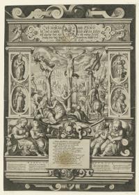 Epitaph für die Familie Feierabend mit der Kreuzigung Christi