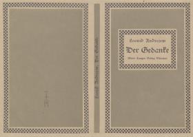 Buchumschlag zu Leonid Andrejew, Der Gedanke