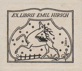 Exlibris Emil Hirsch
